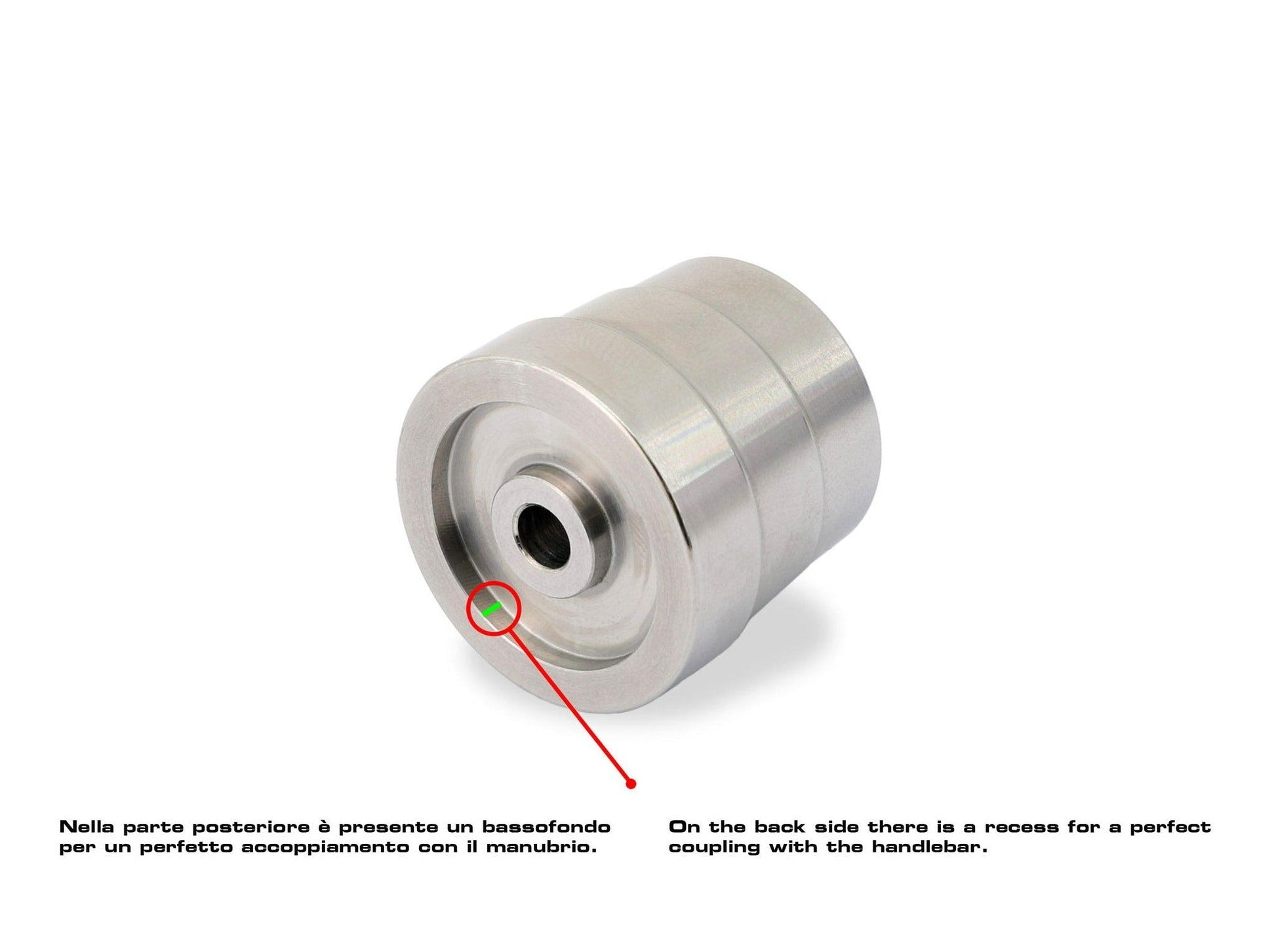 CM431 - CNC RACING Universal Handlebar End Weights (stainless steel, bi-color) – Accessories in the Motodeal Motorcycle Aftermarket Accessories and Parts Online Shop