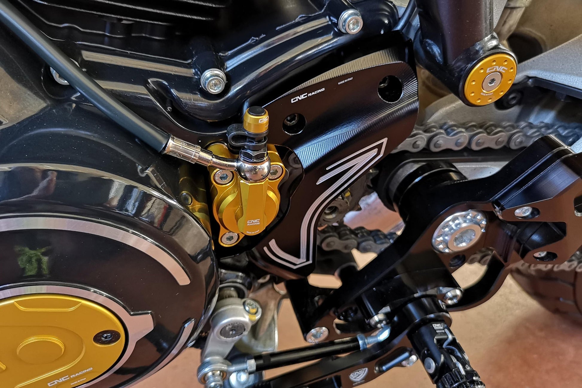 CP174 - CNC RACING Ducati Front Sprocket Cover – Accessories in the Motodeal Motorcycle Aftermarket Accessories and Parts Online Shop