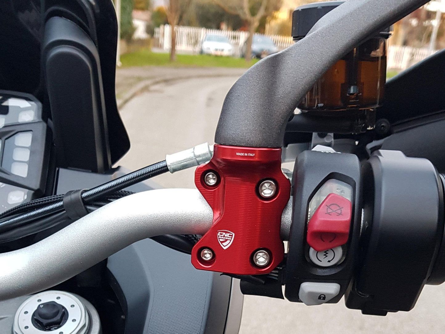 CV019 - CNC RACING Ducati Multistrada Mirror Mount Clamp (right) – Accessories in the Motodeal Motorcycle Aftermarket Accessories and Parts Online Shop