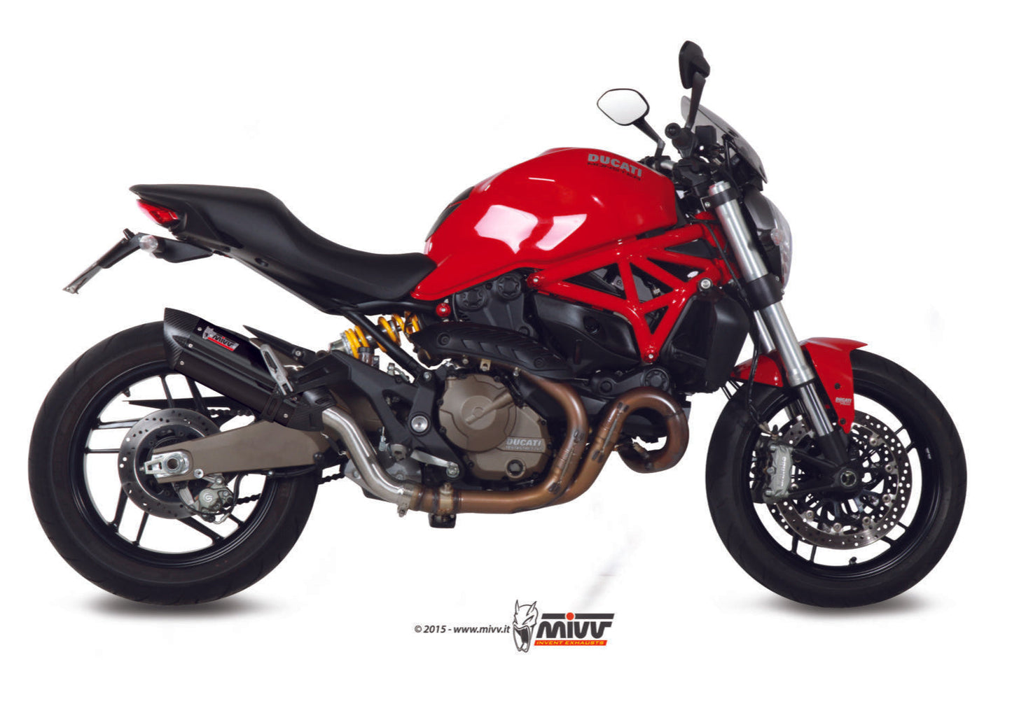 MIVV D.030 Ducati Monster 821 (14/17) Slip-on Exhaust "Suono" (black; approved) – Accessories in the 2WheelsHero Motorcycle Aftermarket Accessories and Parts Online Shop