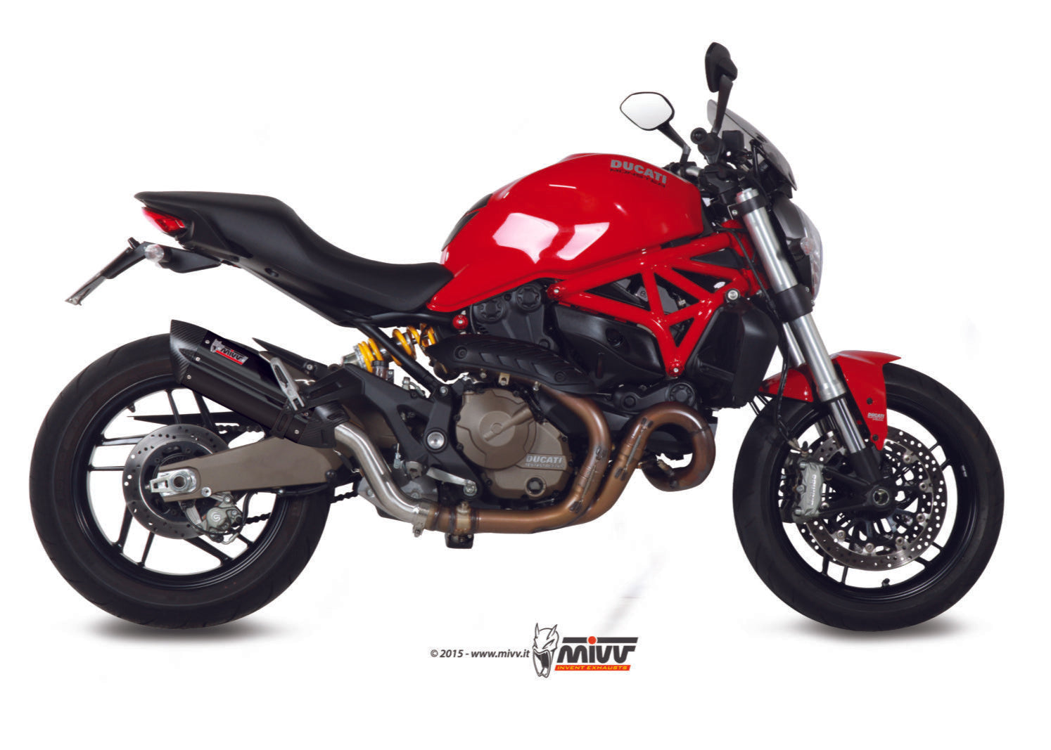 MIVV D.030 Ducati Monster 821 (14/17) Slip-on Exhaust "Suono" (black; approved) – Accessories in the 2WheelsHero Motorcycle Aftermarket Accessories and Parts Online Shop