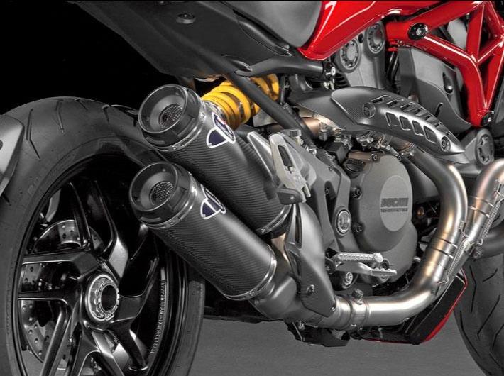 TERMIGNONI 018CO 96480541A / 018CRN 96480461A Ducati Monster 821 (14/17) Carbon Dual Slip-on Exhaust – Accessories in Desmoheart – an Motorcycle Aftermarket Parts & Accessories Online Shop