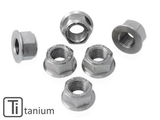 DA384X - CNC RACING Ducati Titanium Rear Sprocket Flange Nuts set (M10x1.0) – Accessories in the Motodeal Motorcycle Aftermarket Accessories and Parts Online Shop