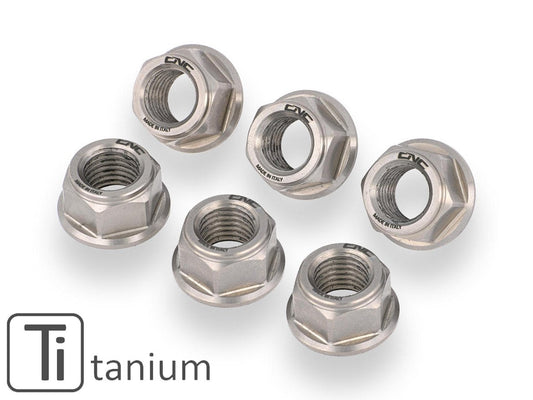 DA387X - CNC RACING Ducati / Kawasaki Titanium Gear Ring Nuts set (M10x1.25) – Accessories in the Motodeal Motorcycle Aftermarket Accessories and Parts Online Shop
