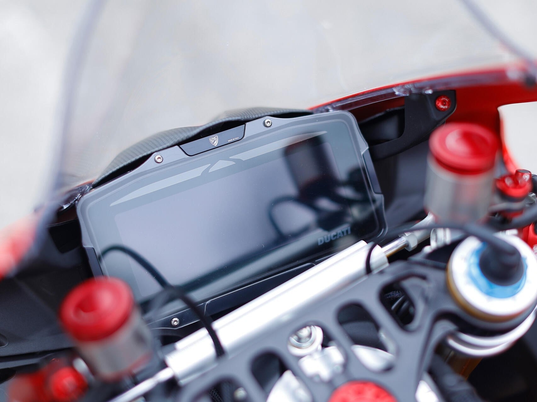 CNC RACING DC003 Ducati Panigale V4 / V4S (2025+) Dashboard Cover – Accessories in the Motodeal Motorcycle Aftermarket Accessories and Parts Online Shop