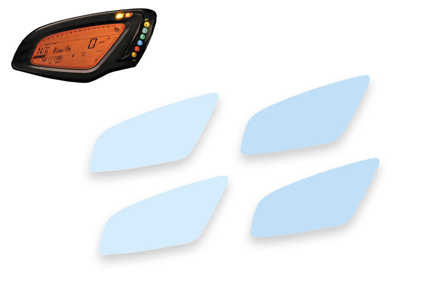 DP025 - CNC RACING MV Agusta Dashboard Screen Protectors kit – Accessories in the Motodeal Motorcycle Aftermarket Accessories and Parts Online Shop