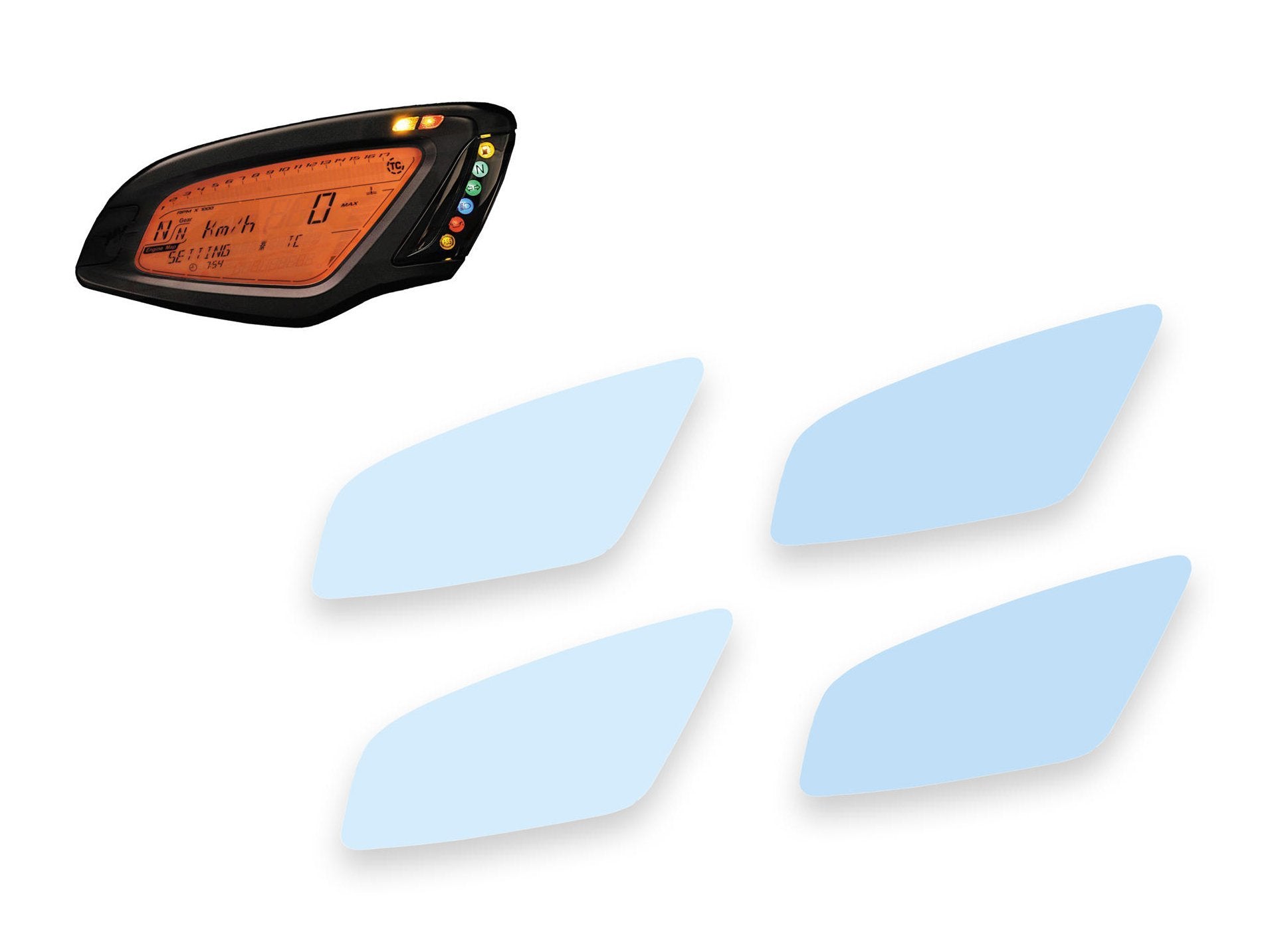 DP026 - CNC RACING MV Agusta Dashboard Screen Protectors kit – Accessories in the Motodeal Motorcycle Aftermarket Accessories and Parts Online Shop