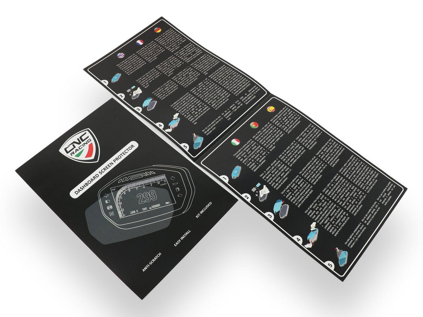 DP007 - CNC RACING Ducati Scrambler 800 / 400 Dashboard Screen Protectors kit – Accessories in the Motodeal Motorcycle Aftermarket Accessories and Parts Online Shop
