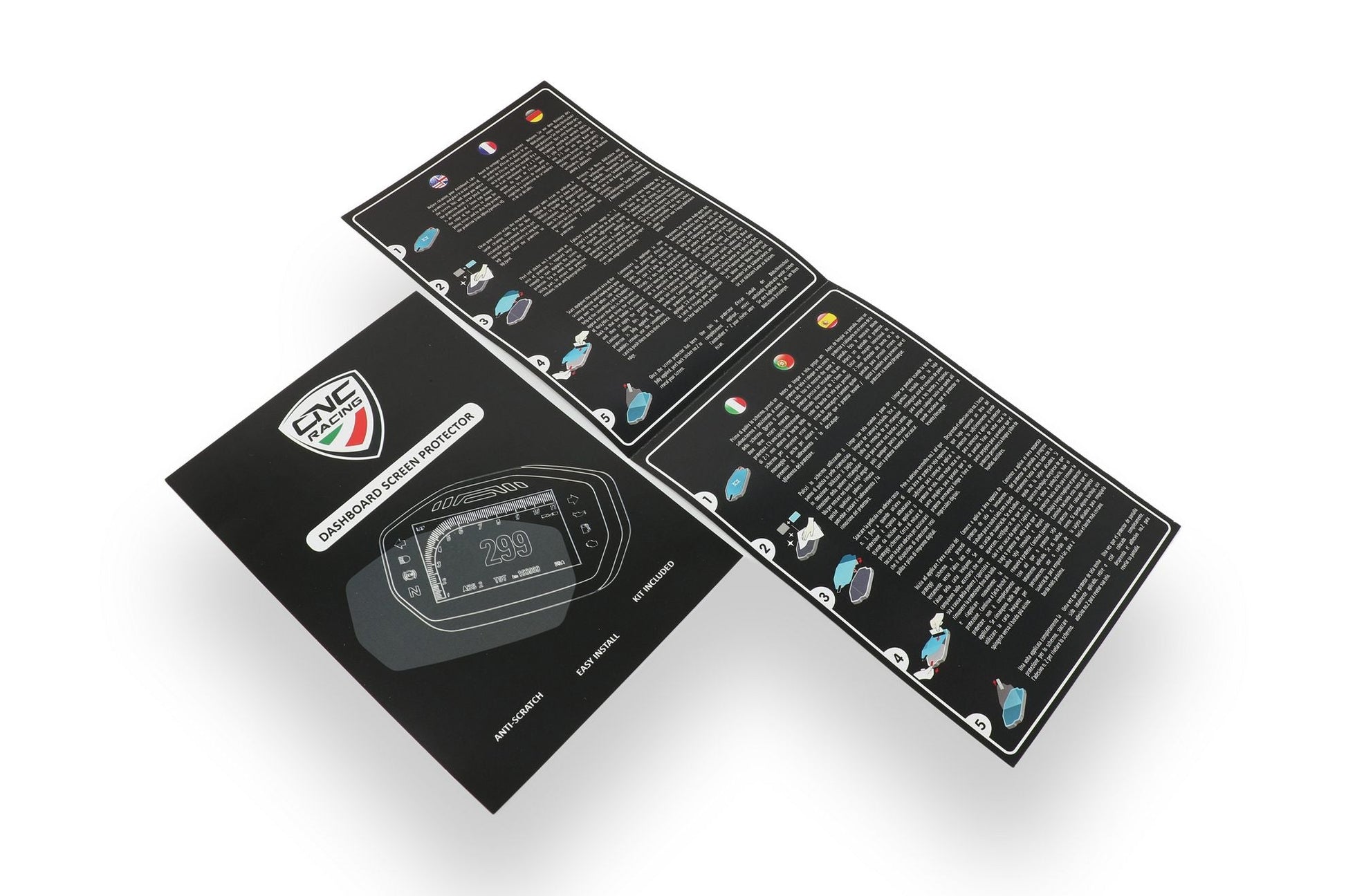 DP014 - CNC RACING Ducati Multistrada V4 (2021+) Dashboard Screen Protectors Kit – Accessories in the Motodeal Motorcycle Aftermarket Accessories and Parts Online Shop