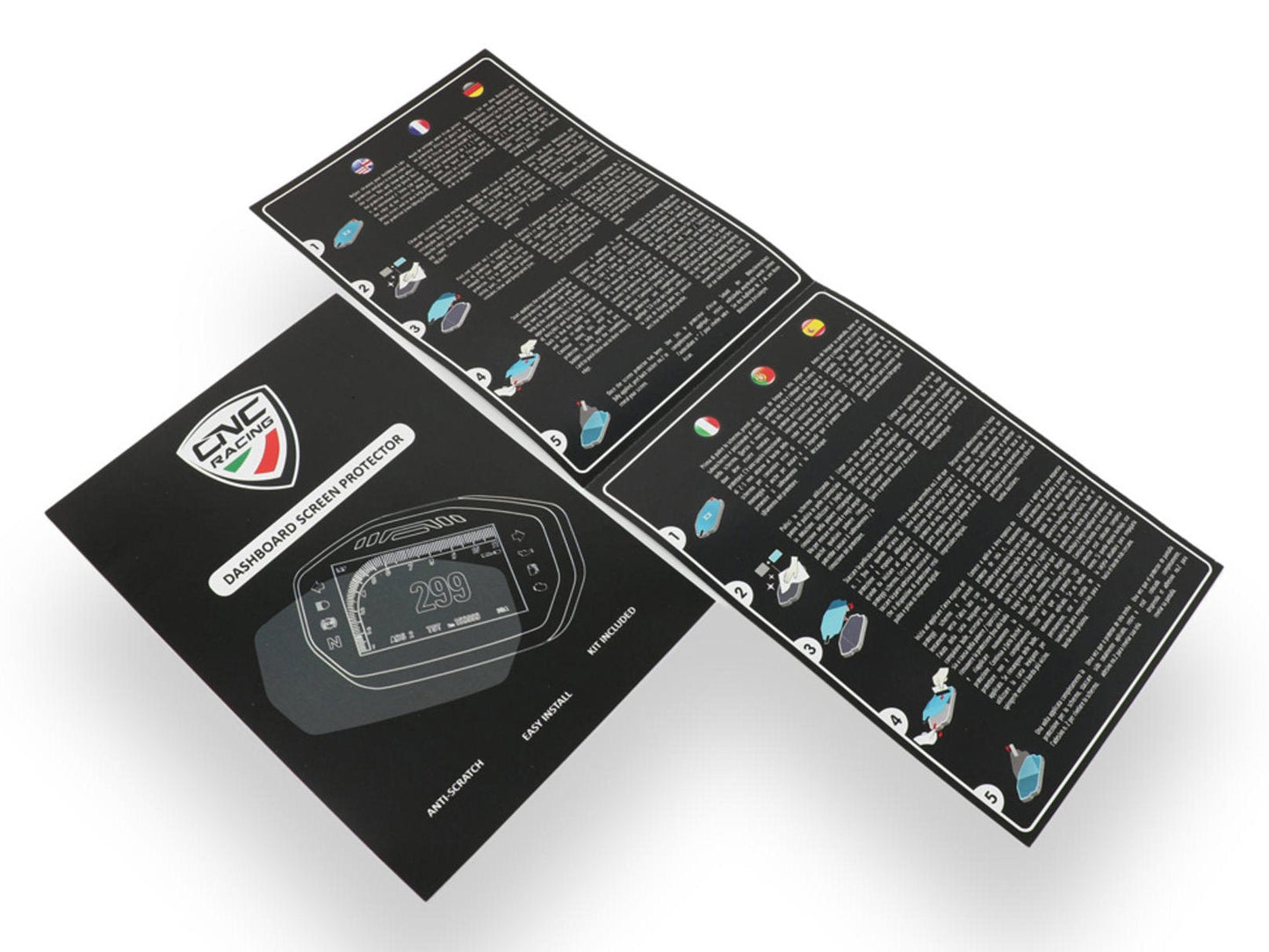 DP026 - CNC RACING MV Agusta Dashboard Screen Protectors kit – Accessories in the Motodeal Motorcycle Aftermarket Accessories and Parts Online Shop