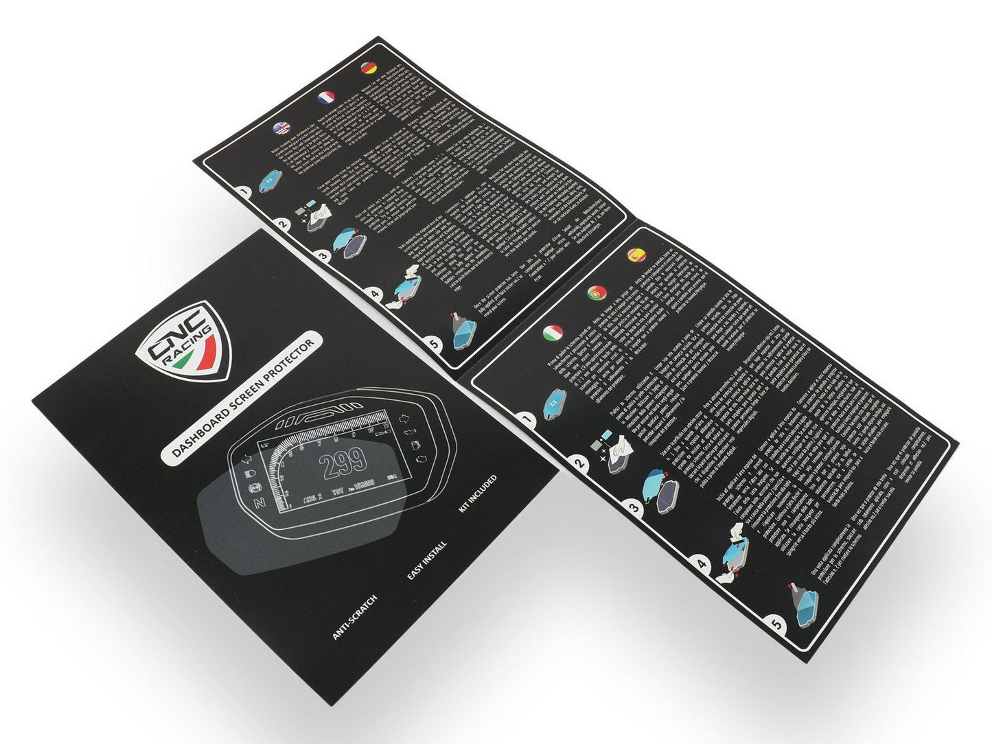 DP005 - CNC RACING Ducati Streetfighter Dashboard Screen Protectors kit – Accessories in the Motodeal Motorcycle Aftermarket Accessories and Parts Online Shop