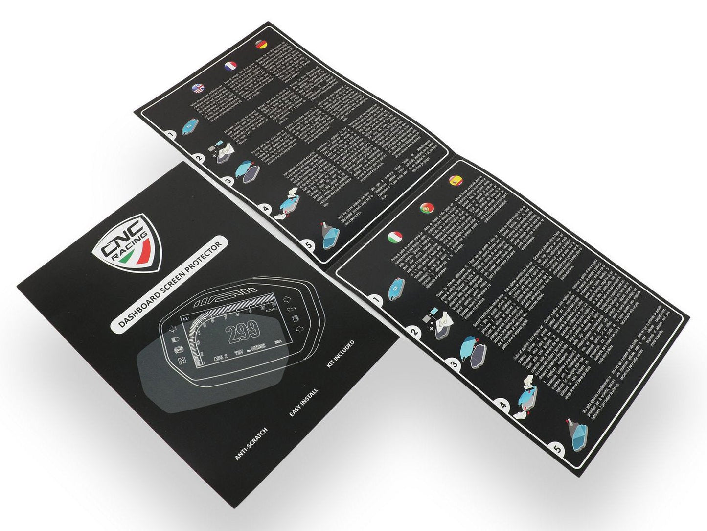 DP021 - CNC RACING Aprilia Dashboard Screen Protectors kit – Accessories in the Motodeal Motorcycle Aftermarket Accessories and Parts Online Shop