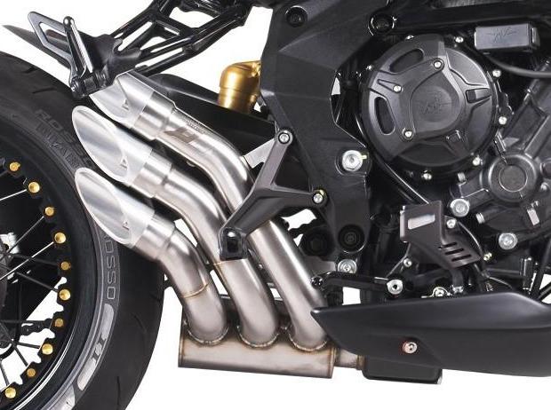 QD EXHAUST MV Agusta Dragster 800 RR (2018+) Triple Slip-on Exhaust "Power Gun" (silver; EURO 4/5 homologated) – Accessories in the 2WheelsHero Motorcycle Aftermarket Accessories and Parts Online Shop