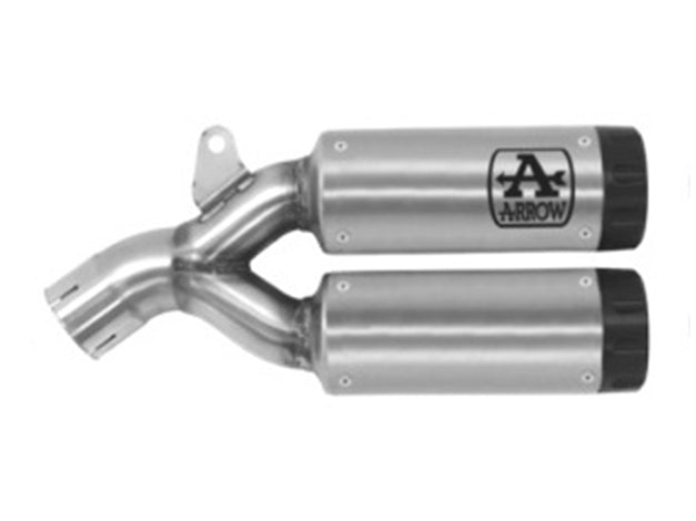 ARROW 71923RP Ducati Multistrada 950 (19/21) Slip-on Exhaust "Rebel" (titanium) – Accessories in the 2WheelsHero Motorcycle Aftermarket Accessories and Parts Online Shop