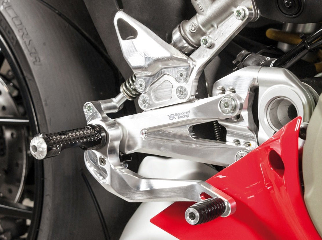 DV4 - BONAMICI RACING Ducati Panigale V4 / V4S / V4R (2018+) Adjustable Rearset – Accessories in the 2WheelsHero Motorcycle Aftermarket Accessories and Parts Online Shop