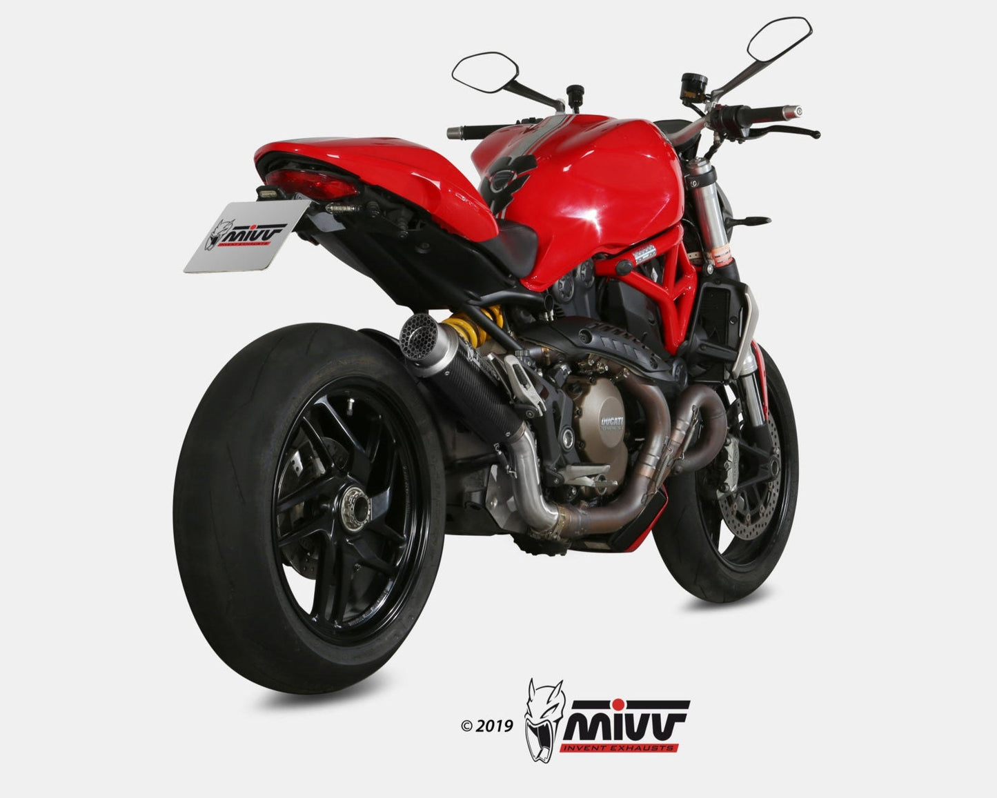 MIVV D.030 Ducati Monster 1200 (14/16) Slip-on Exhaust "GP Pro" (carbon; approved) – Accessories in the 2WheelsHero Motorcycle Aftermarket Accessories and Parts Online Shop