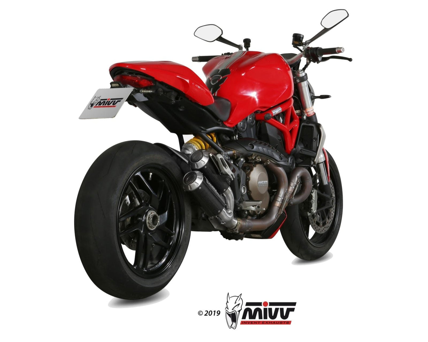 MIVV D.040 Ducati Monster 1200 (14/16) Dual Slip-on Exhaust "MK3" (carbon; not approved) – Accessories in the 2WheelsHero Motorcycle Aftermarket Accessories and Parts Online Shop