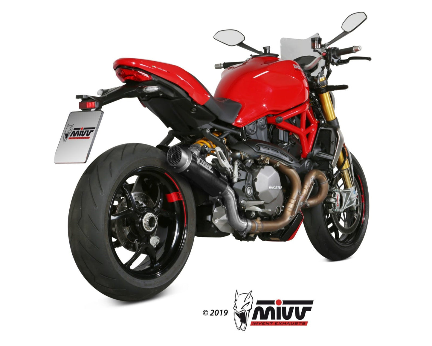 MIVV D.041 Ducati Monster 821 (18/20) Slip-on Exhaust "GP Pro" (carbon; approved) – Accessories in the 2WheelsHero Motorcycle Aftermarket Accessories and Parts Online Shop