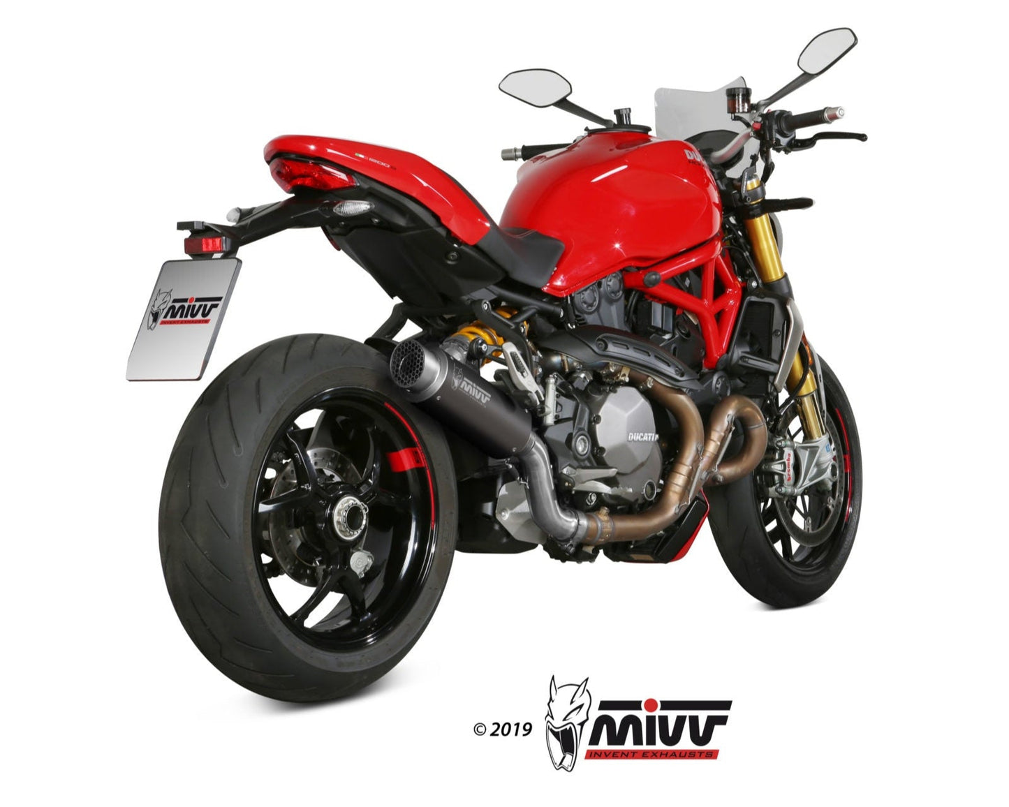 MIVV D.041 Ducati Monster 821 (18/20) Slip-on Exhaust "GP Pro" (black; approved) – Accessories in the 2WheelsHero Motorcycle Aftermarket Accessories and Parts Online Shop