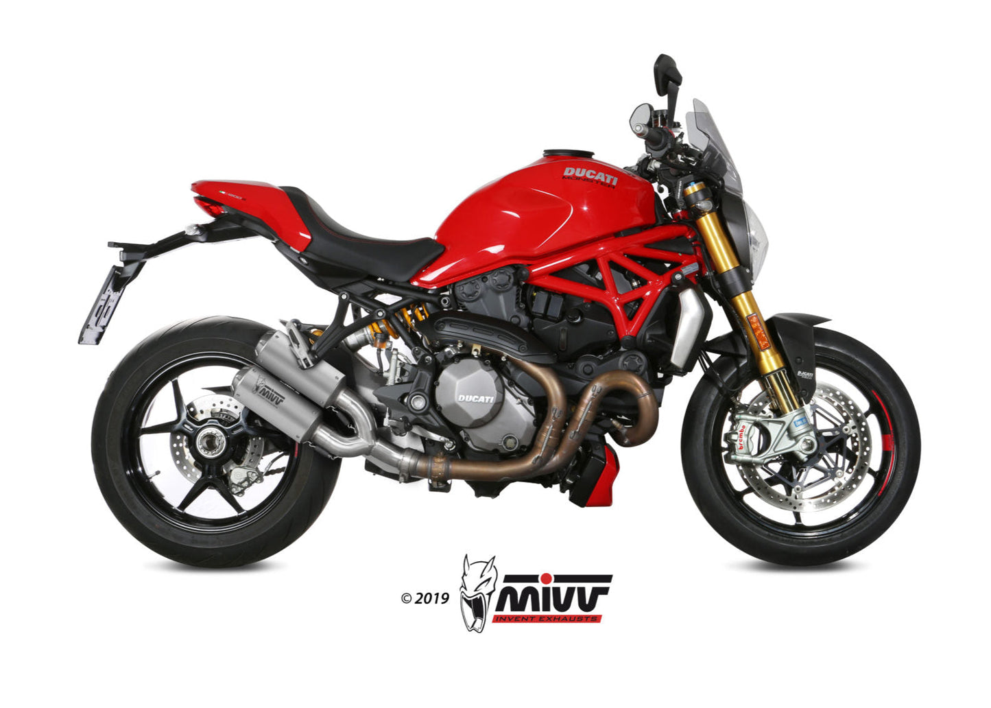 MIVV D.042 Ducati Monster 821 (18/20) Dual Slip-on Exhaust "MK3" (stainless steel; not approved) – Accessories in the 2WheelsHero Motorcycle Aftermarket Accessories and Parts Online Shop