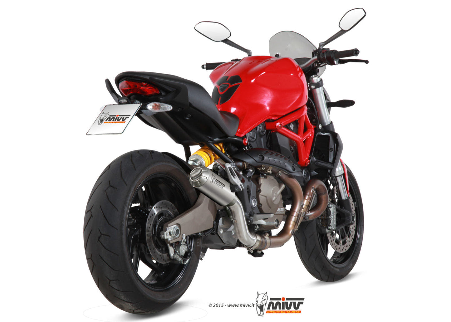 MIVV D.030 Ducati Monster 821 (14/17) Slip-on Exhaust "MK3" (stainless steel; not approved) – Accessories in the 2WheelsHero Motorcycle Aftermarket Accessories and Parts Online Shop