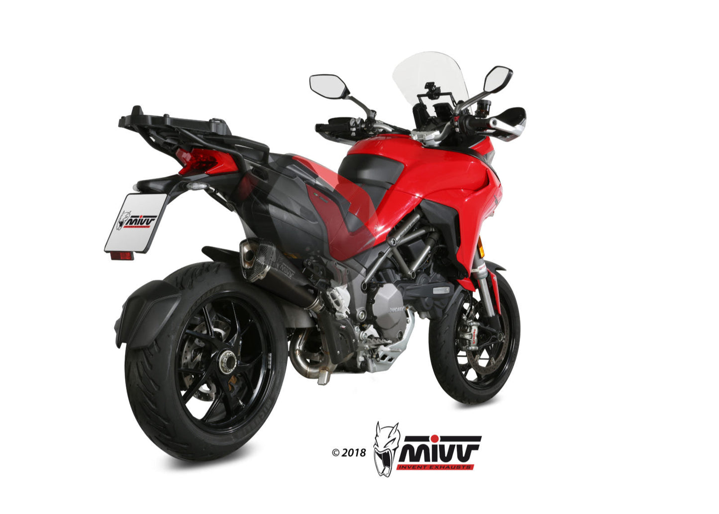 MIVV D.033 Ducati Multistrada 1200 (15/17) Slip-on Exhaust "Delta Race" (black; not approved) – Accessories in the 2WheelsHero Motorcycle Aftermarket Accessories and Parts Online Shop