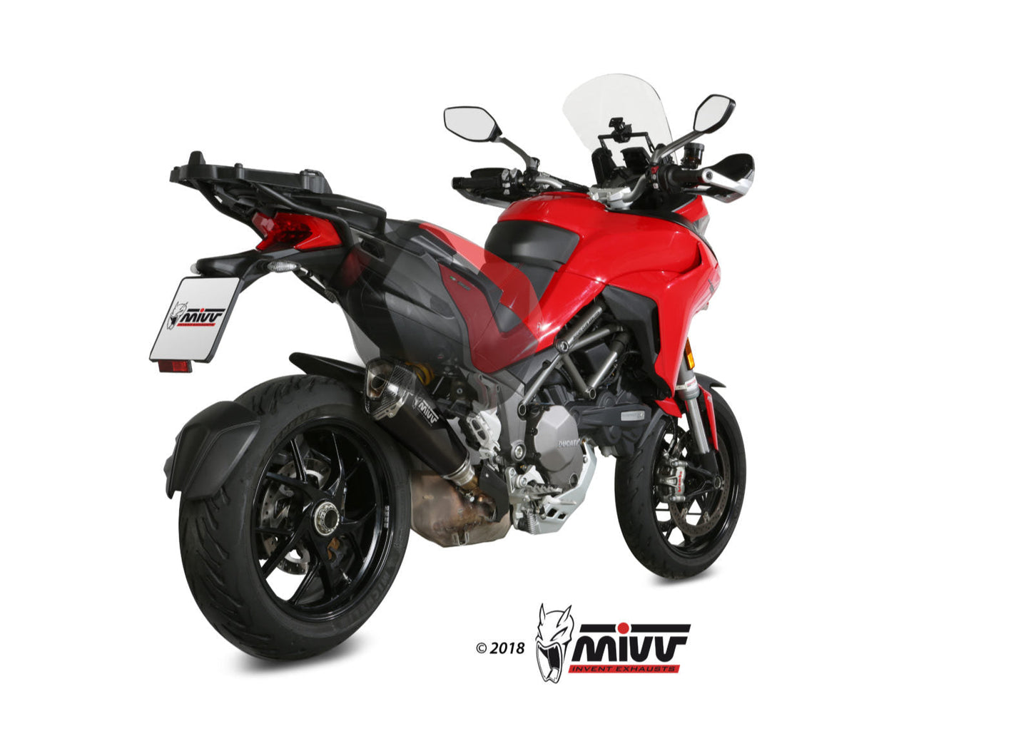 MIVV D.034 Ducati Multistrada 1200 (15/17) Slip-on Exhaust "Delta Race" (black; approved) – Accessories in the 2WheelsHero Motorcycle Aftermarket Accessories and Parts Online Shop