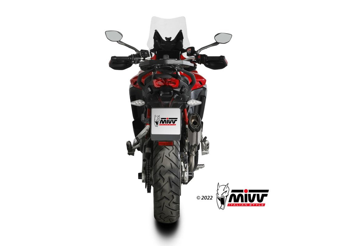 MIVV D.052 Ducati Multistrada V4 (2021+) Slip-on Exhaust "Suono" (stainless steel; approved) – Accessories in the 2WheelsHero Motorcycle Aftermarket Accessories and Parts Online Shop