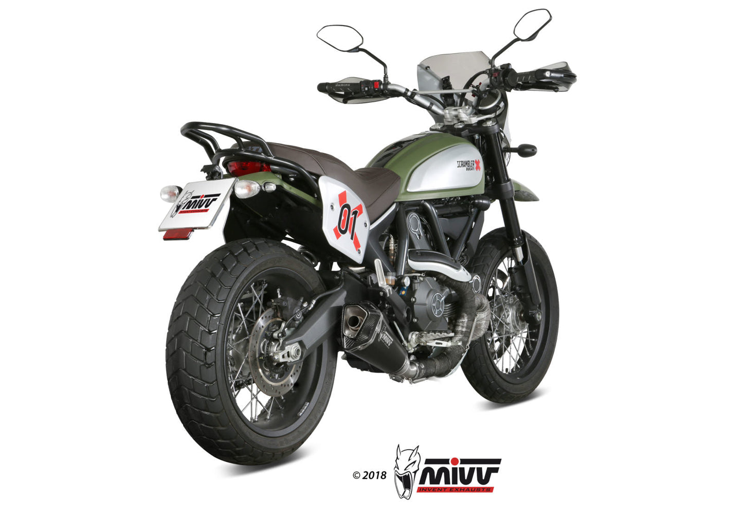 MIVV D.035 Ducati Scrambler 800 (15/20) Slip-on Exhaust "Delta Race" (black; approved) – Accessories in the 2WheelsHero Motorcycle Aftermarket Accessories and Parts Online Shop