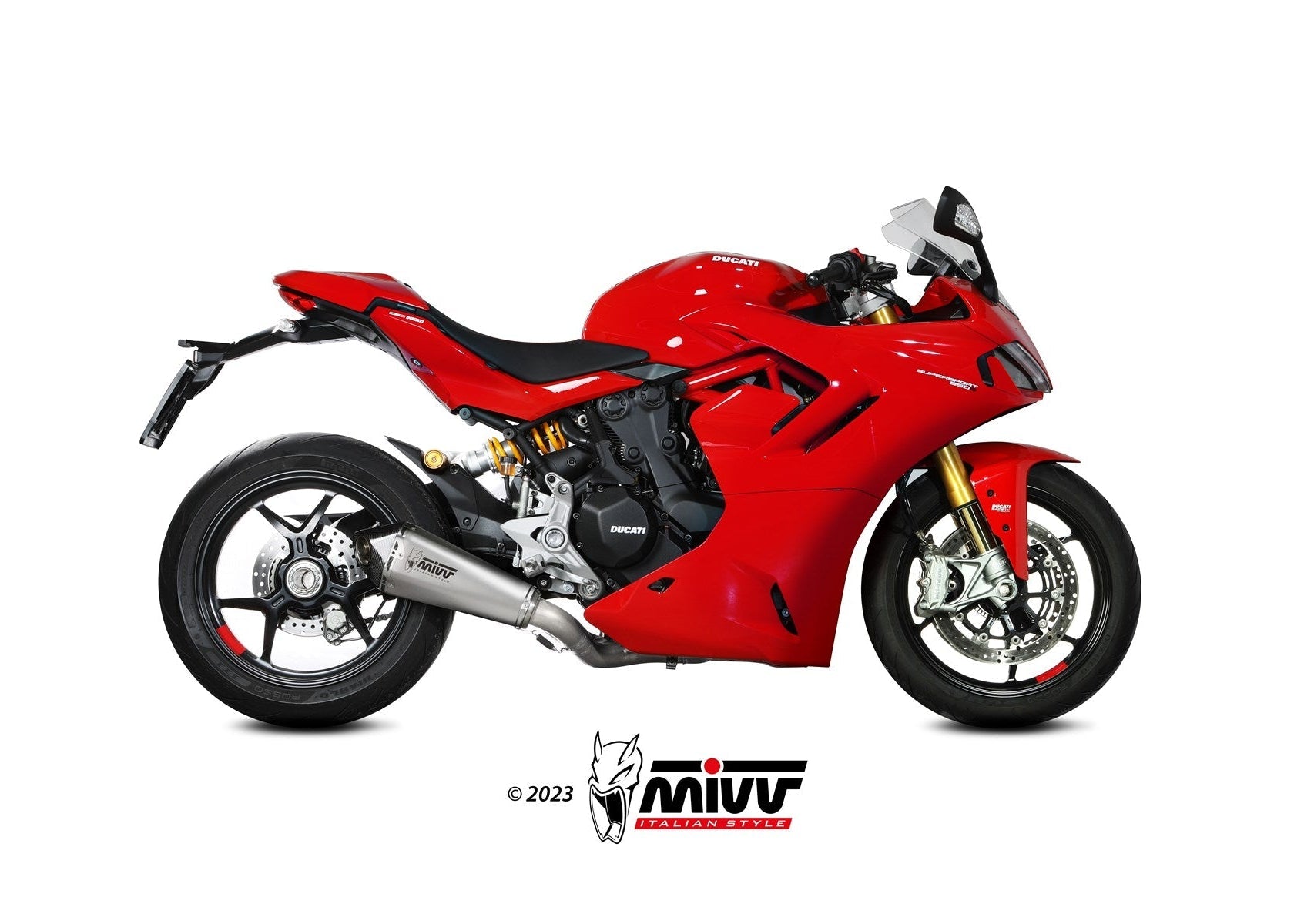 MIVV D.054 Ducati Supersport 950 (2021+) Slip-on Exhaust "Delta Race" (stainless steel; approved) – Accessories in the 2WheelsHero Motorcycle Aftermarket Accessories and Parts Online Shop