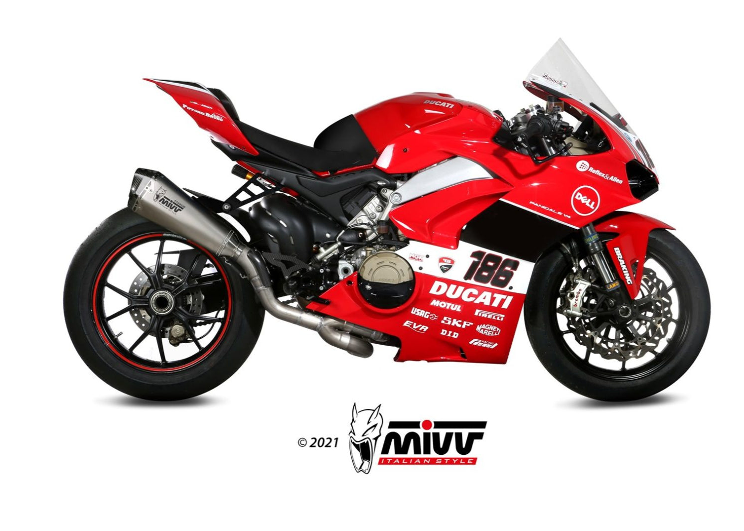 MIVV R.DU.0003 Ducati Panigale V4 (18/22) Full System High Exhaust (titanium; not approved) – Accessories in the 2WheelsHero Motorcycle Aftermarket Accessories and Parts Online Shop