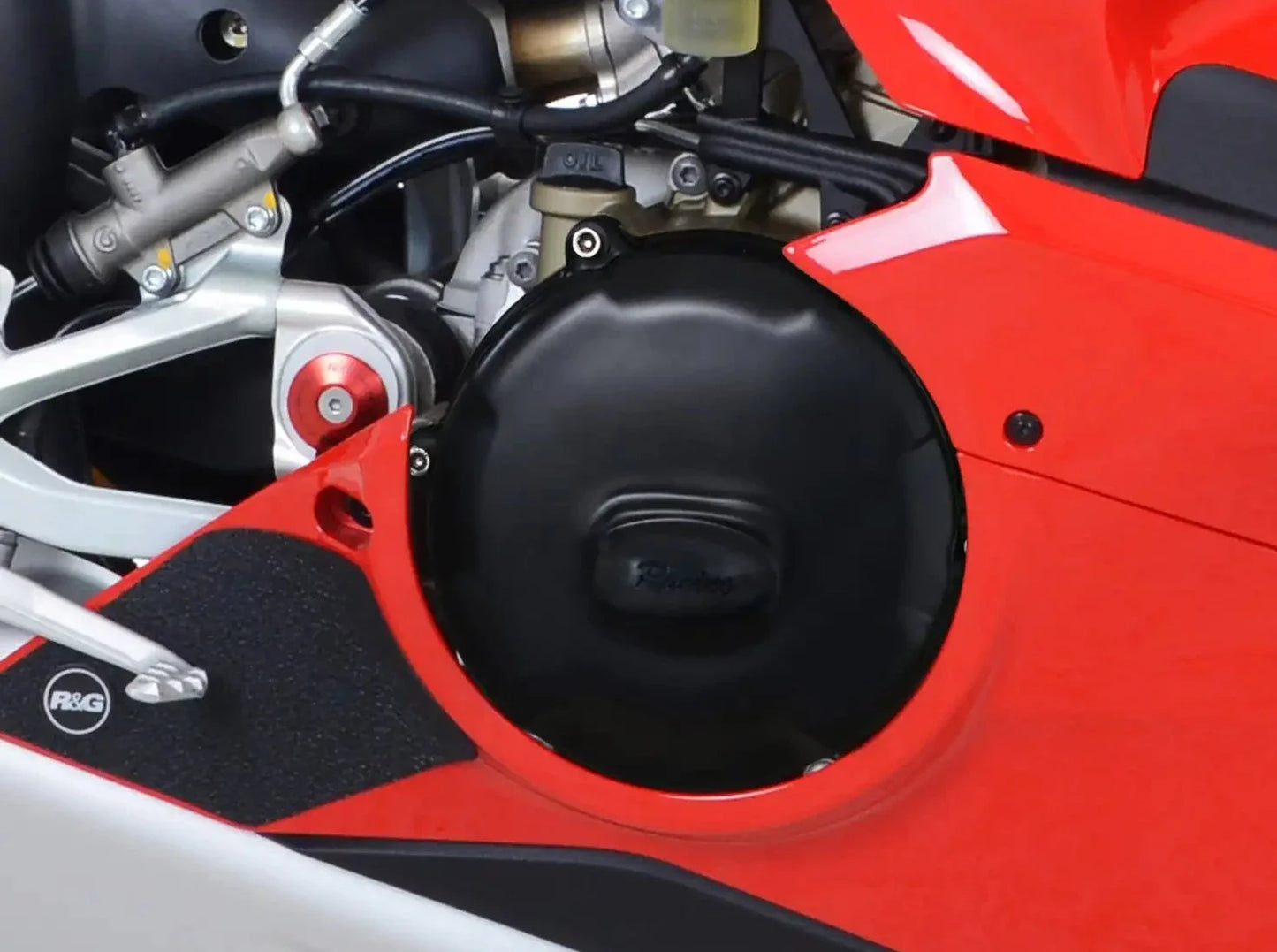 KEC0113 - R&G RACING Ducati Panigale V4 / V4S / V4R (2017+) Engine Covers Protection Kit (2 pcs, racing) – Accessories in the 2WheelsHero Motorcycle Aftermarket Accessories and Parts Online Shop