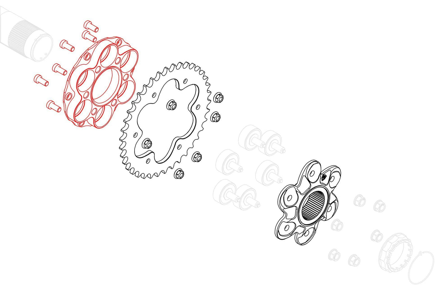 FC211 - CNC RACING Ducati Cush Drive Hub Flange – Accessories in the Motodeal Motorcycle Aftermarket Accessories and Parts Online Shop