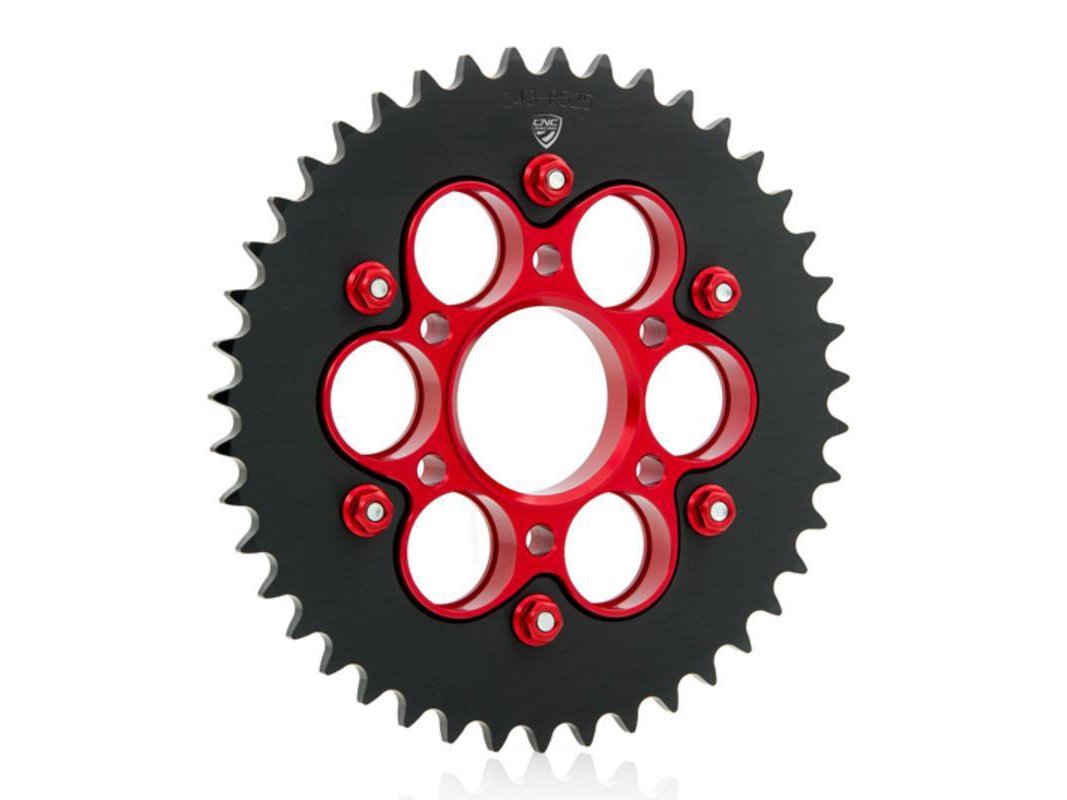 CNC RACING Ducati 6 Holes Gear Ring – Accessories in the Motodeal Motorcycle Aftermarket Accessories and Parts Online Shop