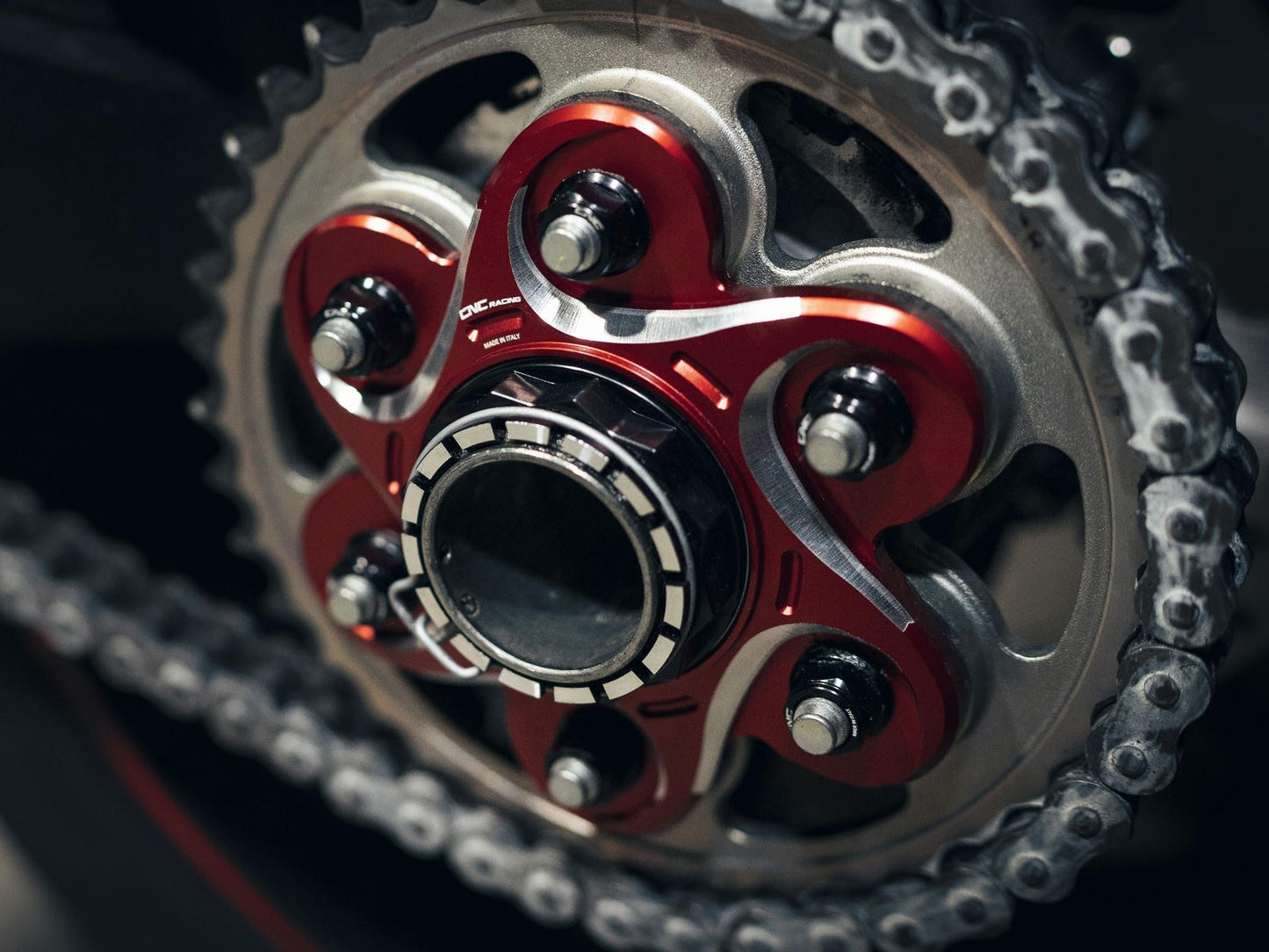 FL504S - CNC RACING Ducati Rear Sprocket Flange (carrier; bi-color) – Accessories in the Motodeal Motorcycle Aftermarket Accessories and Parts Online Shop