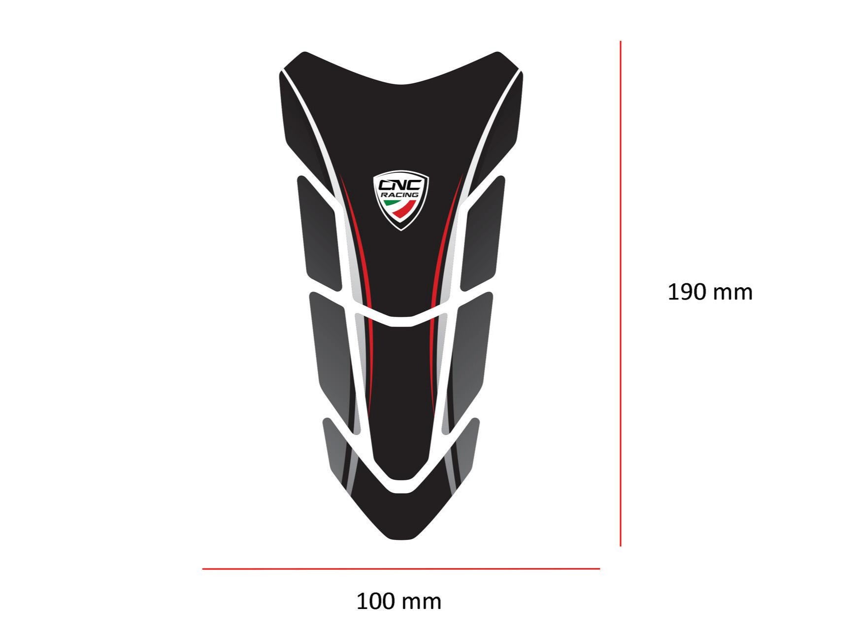 FP004 - CNC RACING Ducati Panigale / Streetfighter Fuel Tank Pad – Accessories in the Motodeal Motorcycle Aftermarket Accessories and Parts Online Shop