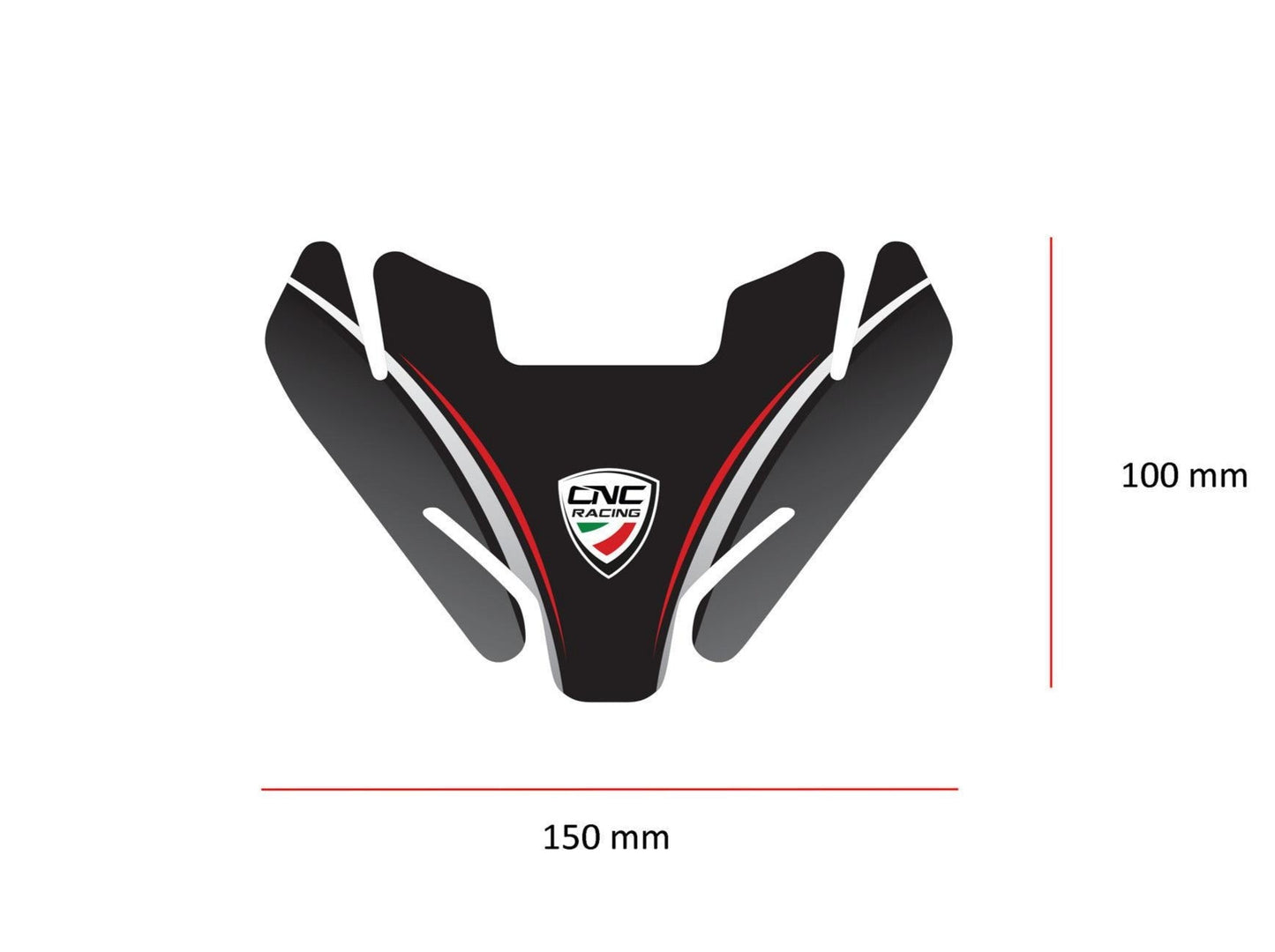 FP006 - CNC RACING Ducati Hypermotard 950 (2019+) Fuel Tank Pad – Accessories in the Motodeal Motorcycle Aftermarket Accessories and Parts Online Shop