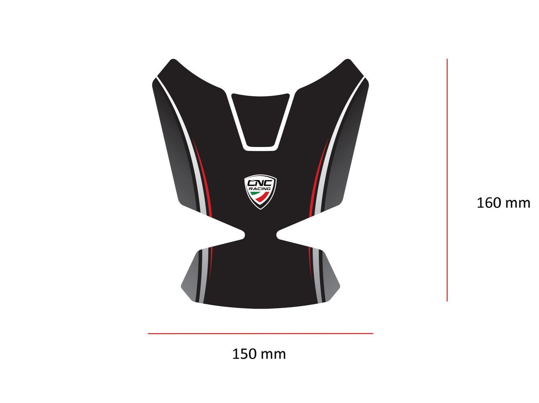 FP008 - CNC RACING Ducati Multistrada 1200 Enduro Fuel Tank Pad – Accessories in the Motodeal Motorcycle Aftermarket Accessories and Parts Online Shop
