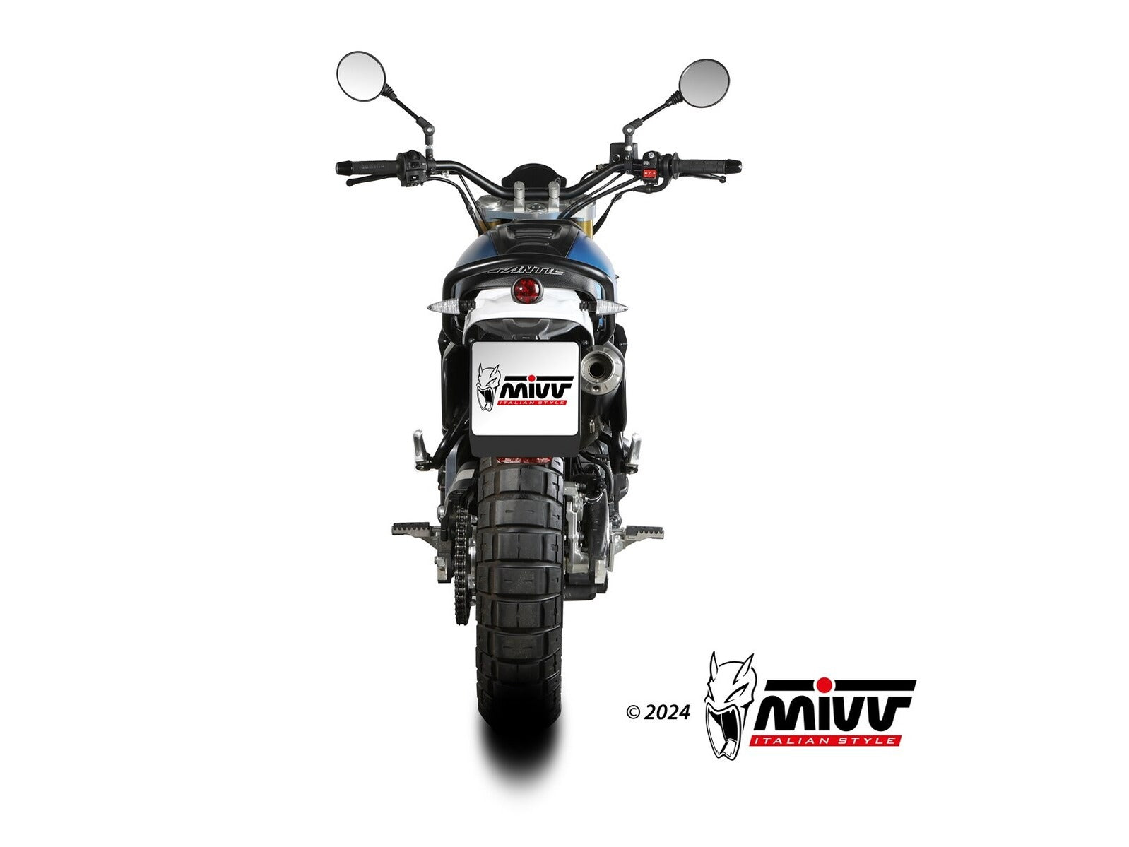 MIVV FM.002 FANTIC CABALLERO 700 ( 2024+ ) Slip-on Exhaust "X-M1" (black; approved) – Accessories in the 2WheelsHero Motorcycle Aftermarket Accessories and Parts Online Shop