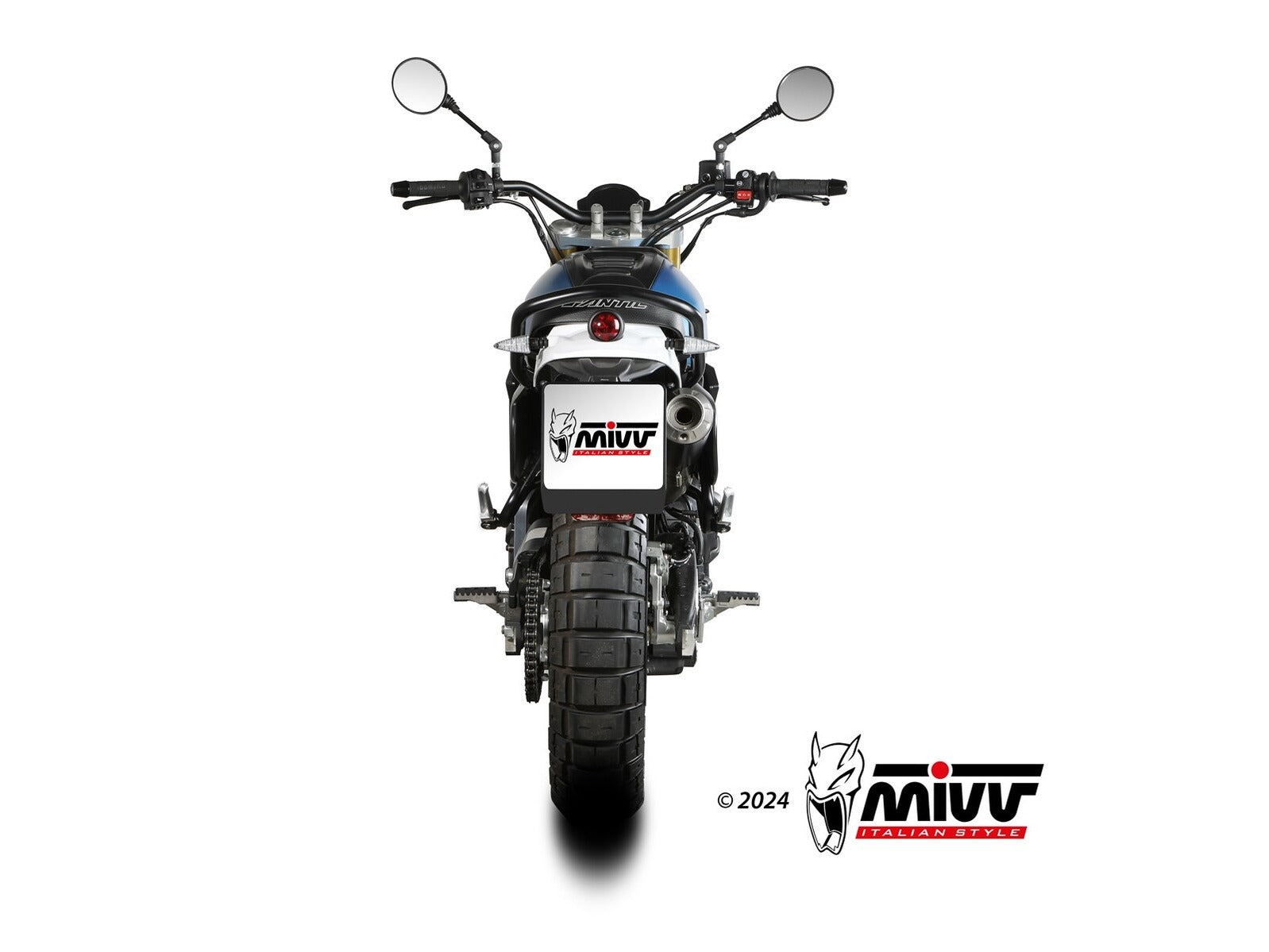 MIVV FM.001 FANTIC CABALLERO 500 ( 2021+ ) Full System Exhaust "X-M1" (black; not approved) – Accessories in the 2WheelsHero Motorcycle Aftermarket Accessories and Parts Online Shop