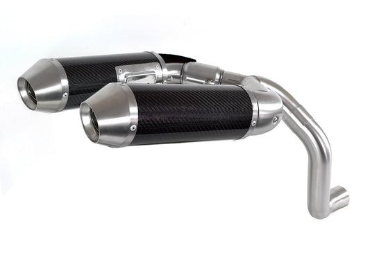 SPARK GDU0829 Ducati Monster 1100 Evo (11/13) Semi-full Exhaust System "Round" (EU homologated)