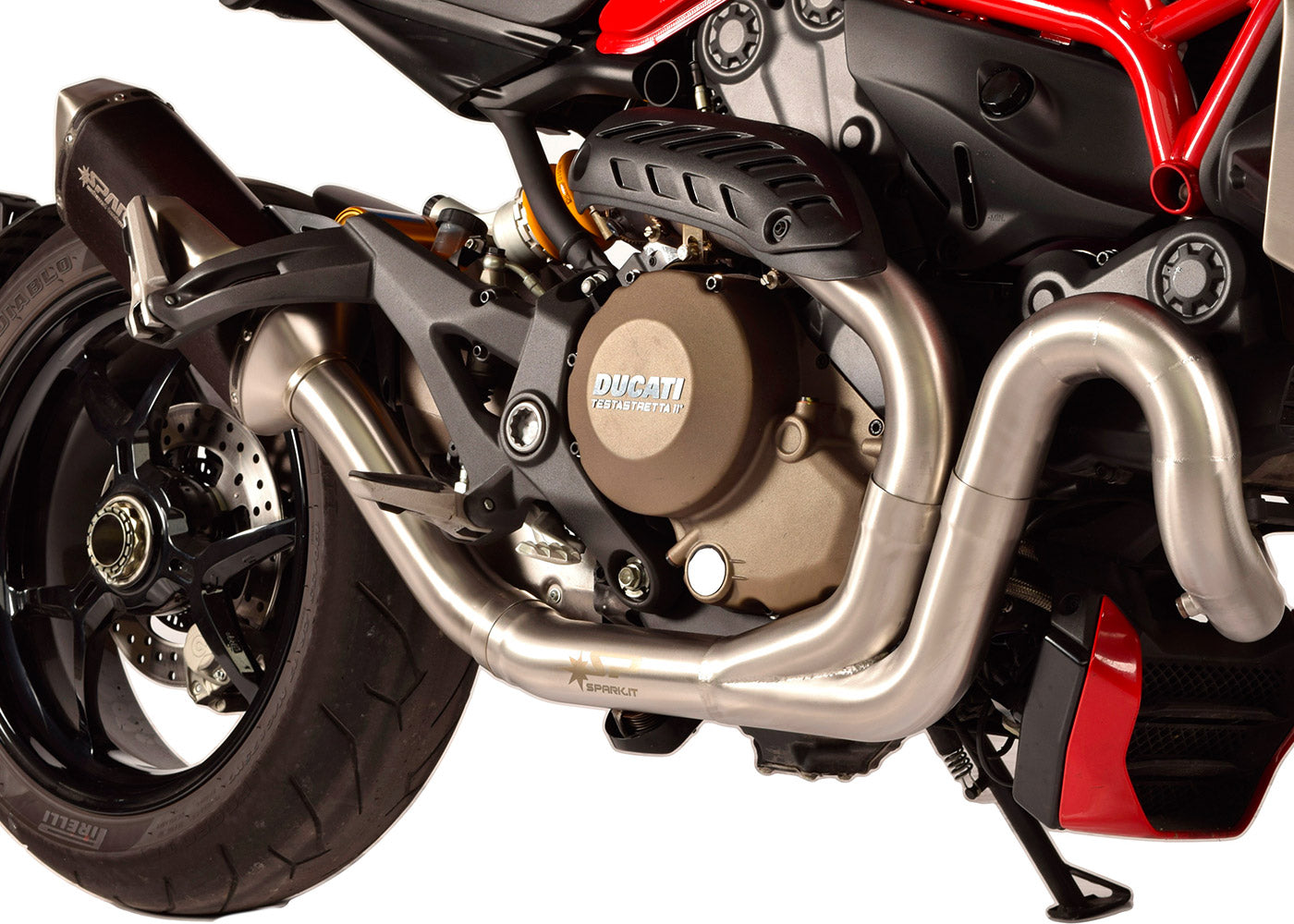 SPARK GDU0830 Ducati Monster 1200 (14/16) Slip-on Exhaust "Force"