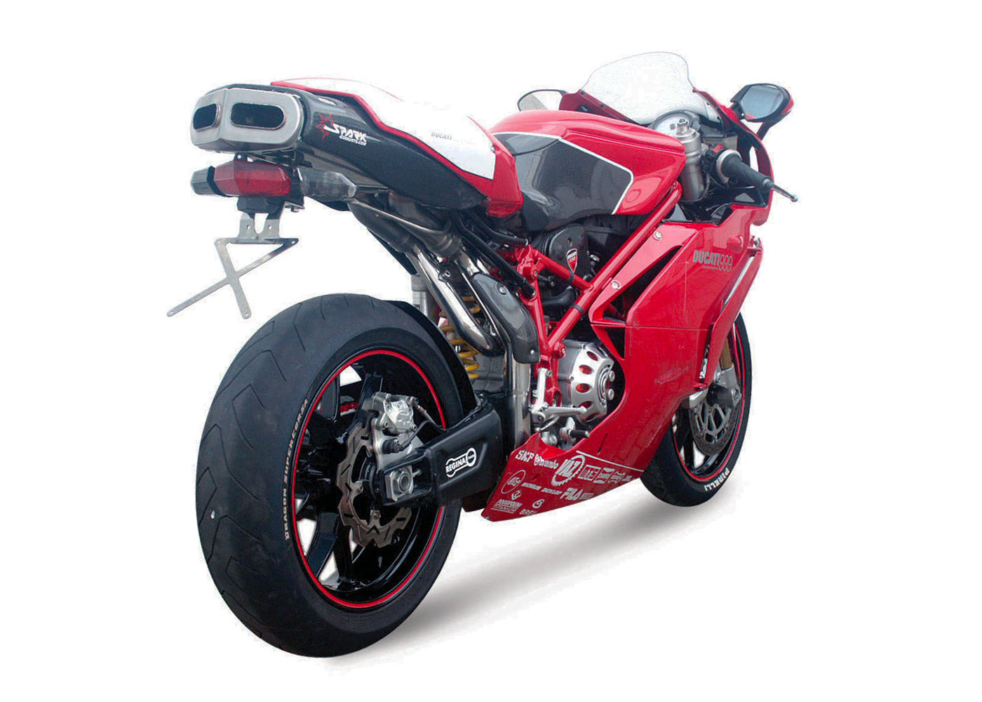 SPARK GDU1501 Ducati Superbike 749 / 999 Titanium Slip-on Exhaust "Evo II" (EU homologated)