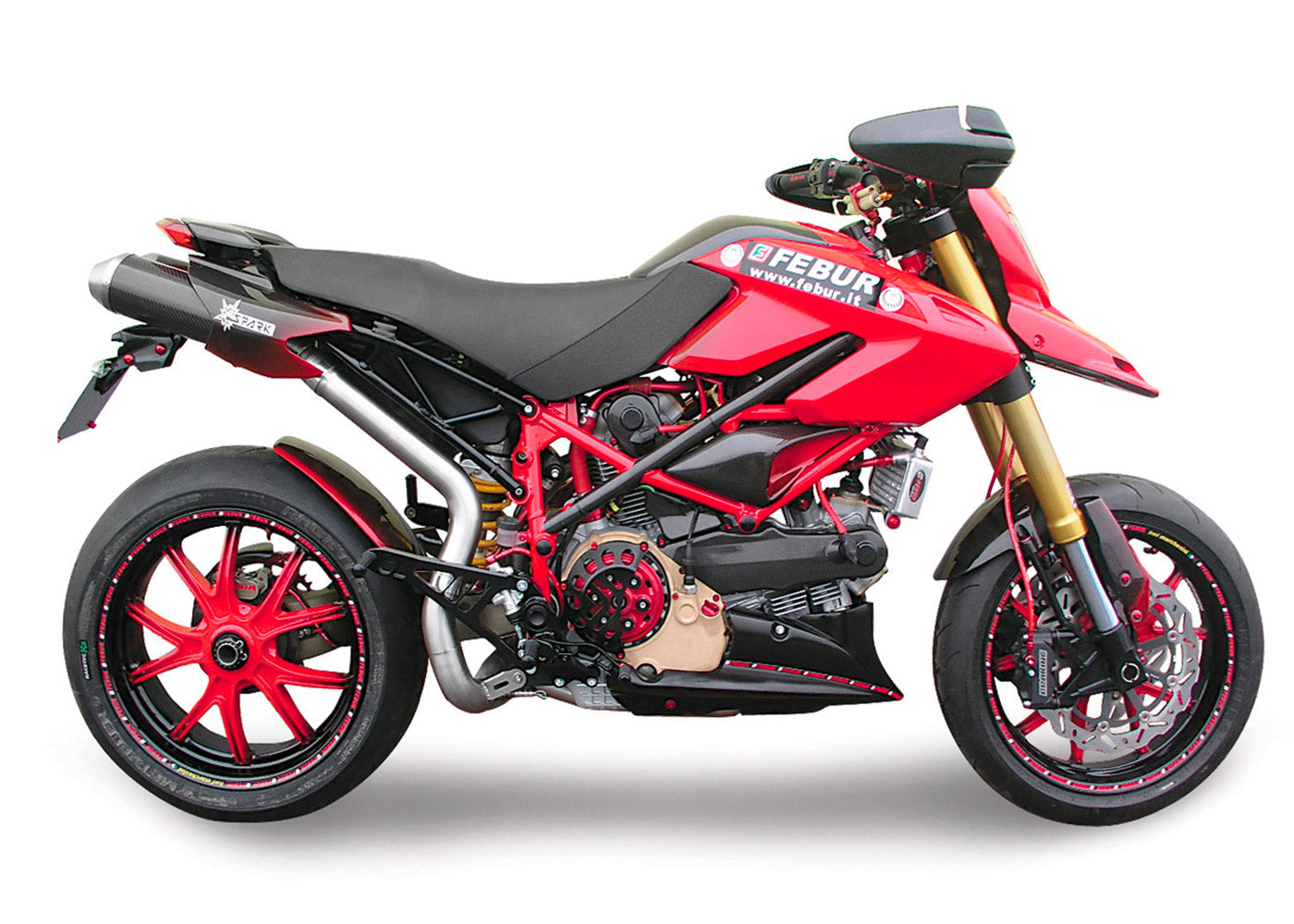 SPARK GDU8510 Ducati Hypermotard 1100 (07/09) Exhaust Сollector (racing)