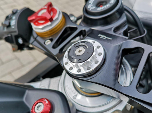 GH100 - CNC RACING Aprilia Steering Stem Top Plate Nut – Accessories in the Motodeal Motorcycle Aftermarket Accessories and Parts Online Shop