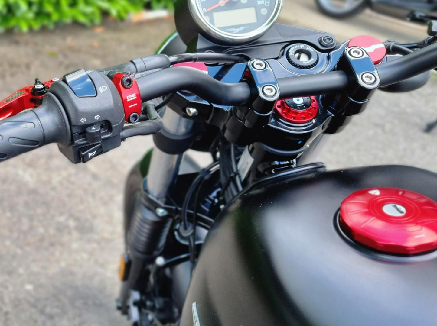 GH101 - CNC RACING Moto Guzzi (2019+) Steering Stem Top Plate Nut – Accessories in the Motodeal Motorcycle Aftermarket Accessories and Parts Online Shop