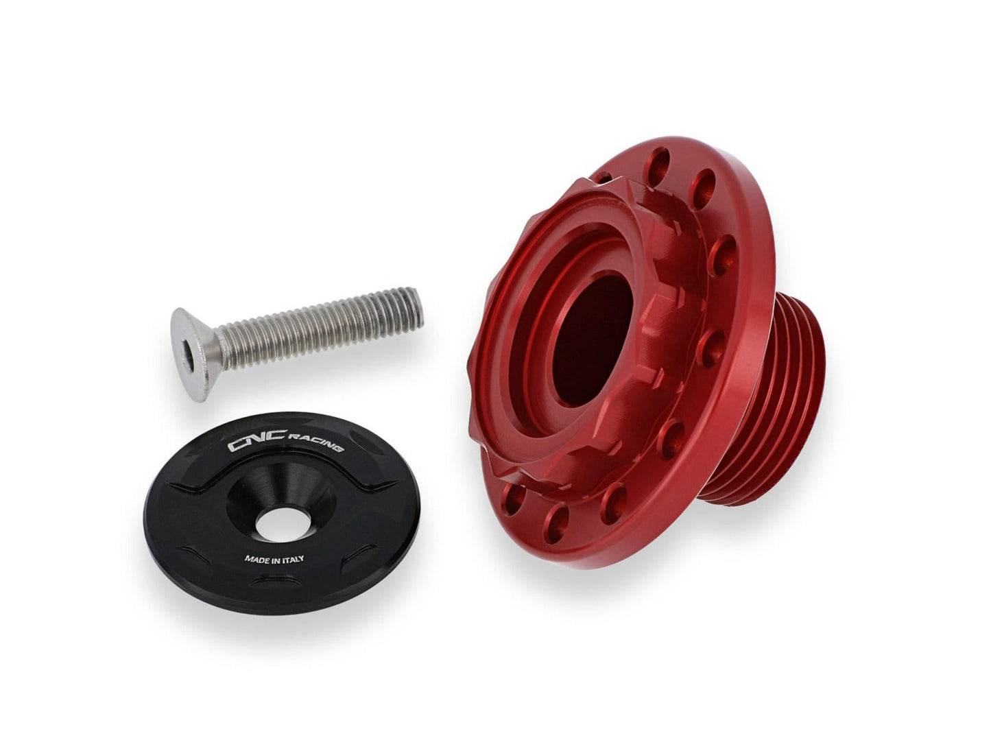 GH101 - CNC RACING Moto Guzzi (2019+) Steering Stem Top Plate Nut – Accessories in the Motodeal Motorcycle Aftermarket Accessories and Parts Online Shop