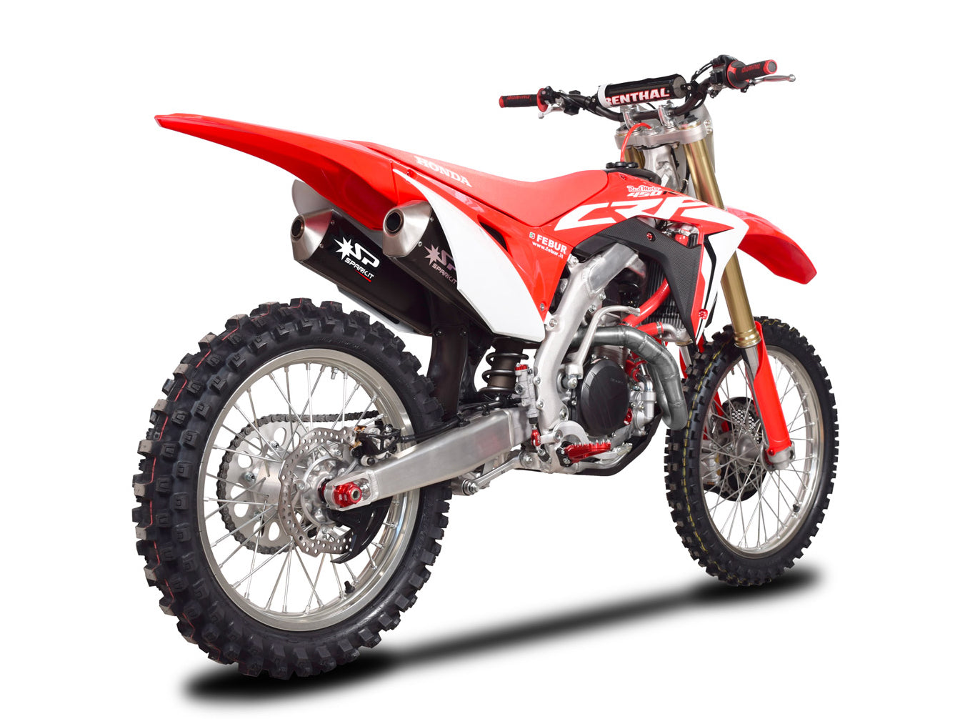 SPARK GHO8010 Honda CRF450 (17/19) Titanium Full Exhaust System "Off Road" (racing)