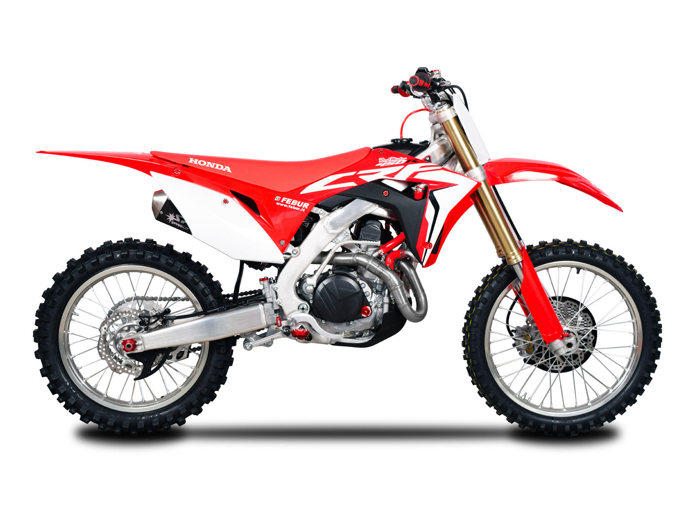 SPARK GHO8010 Honda CRF450 (17/19) Titanium Full Exhaust System "Off Road" (racing)