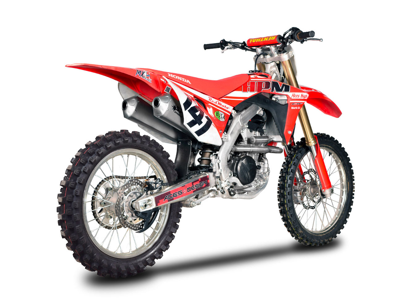 SPARK GHO8011 Honda CRF250 (2018) Titanium Full Exhaust System "Off Road" (racing)